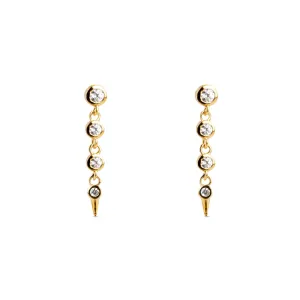 Ali Stars Gold Earrings