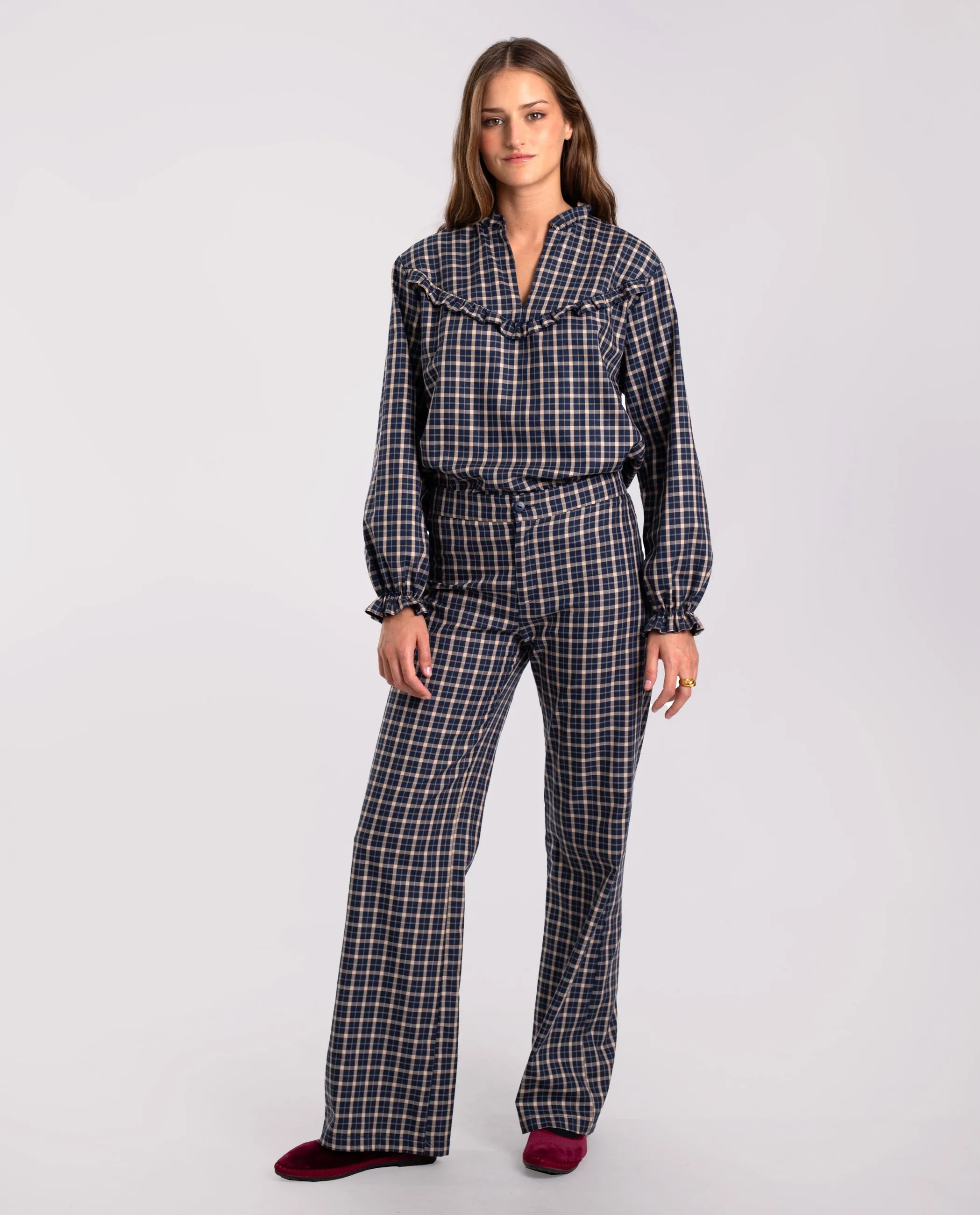 BLUSA CITY FIELDS · AZUL