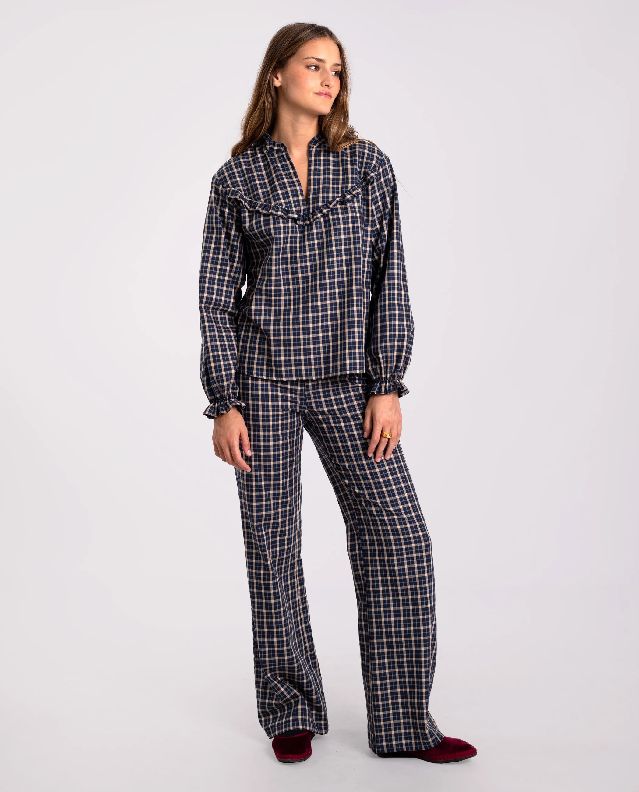 BLUSA CITY FIELDS · AZUL