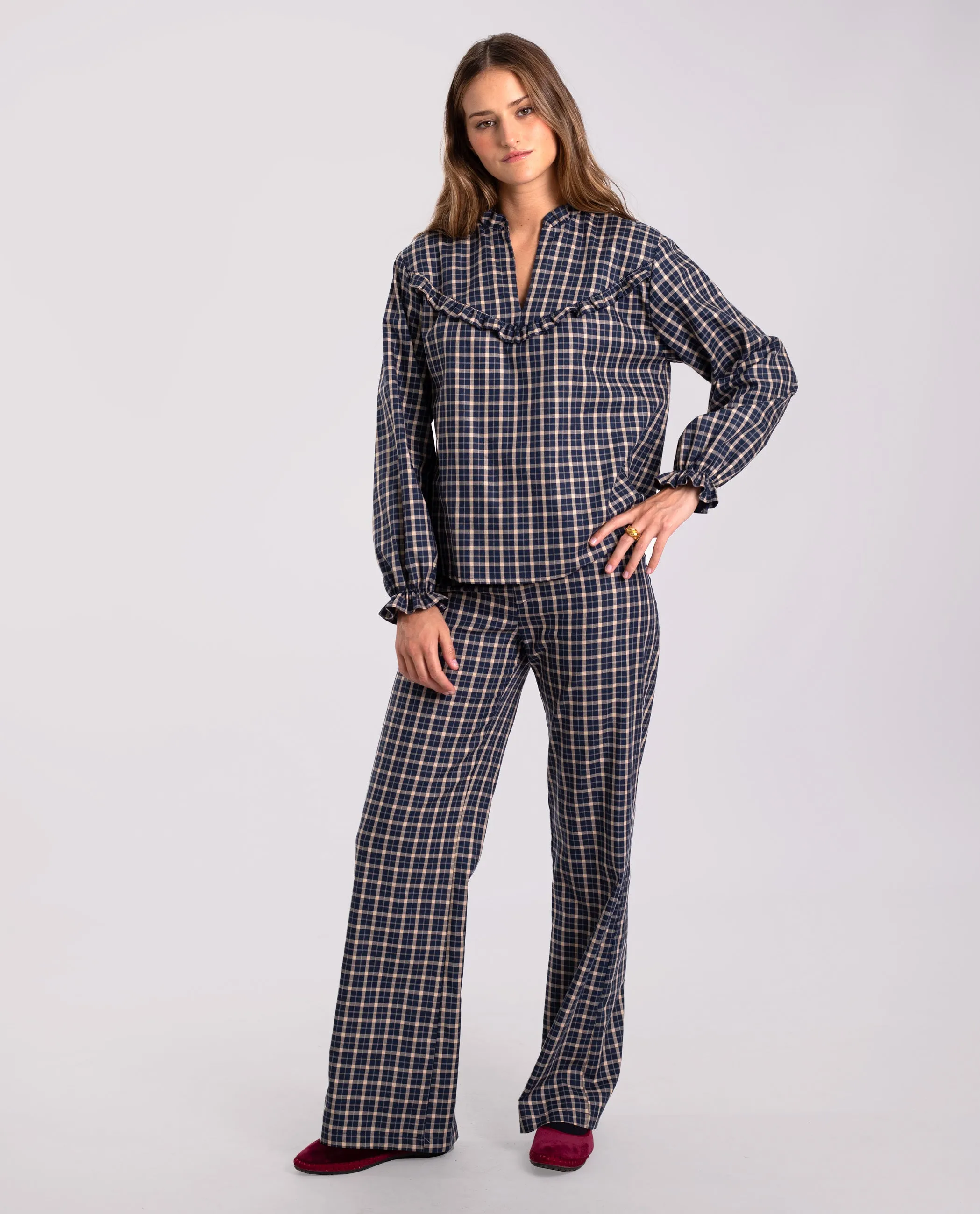 BLUSA CITY FIELDS · AZUL