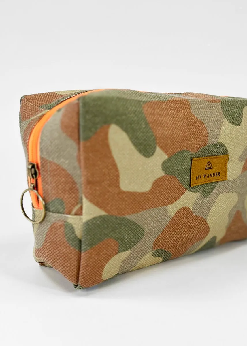 Camo neceser unisex