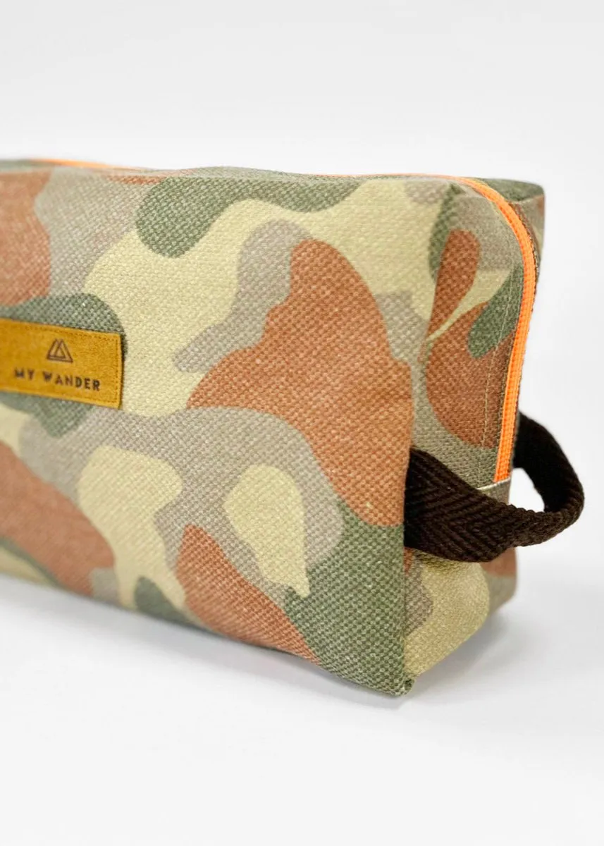 Camo neceser unisex