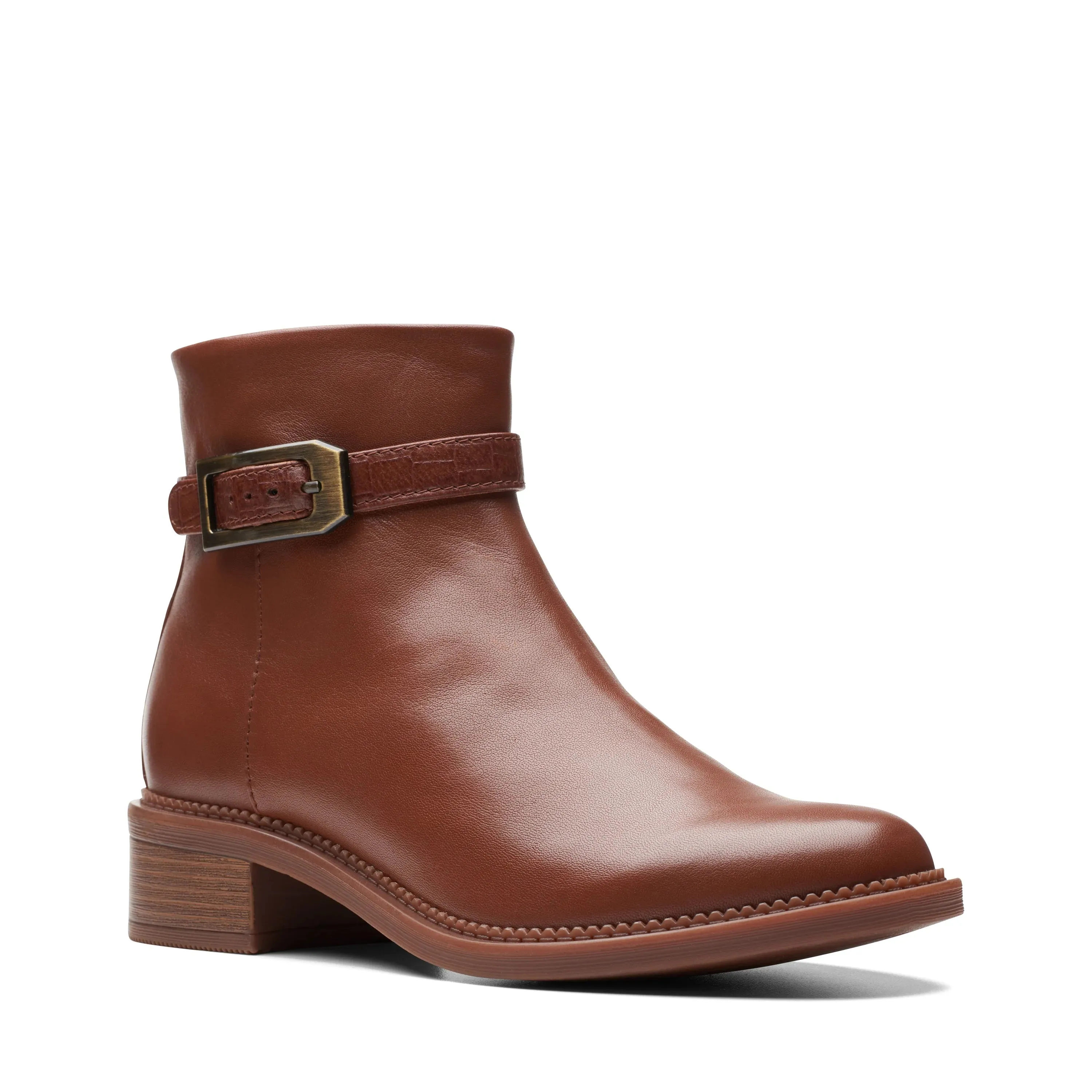 CLARKS | BOTINES MUJER | MAYE GRACE TAN LEATHER | MARRÓN