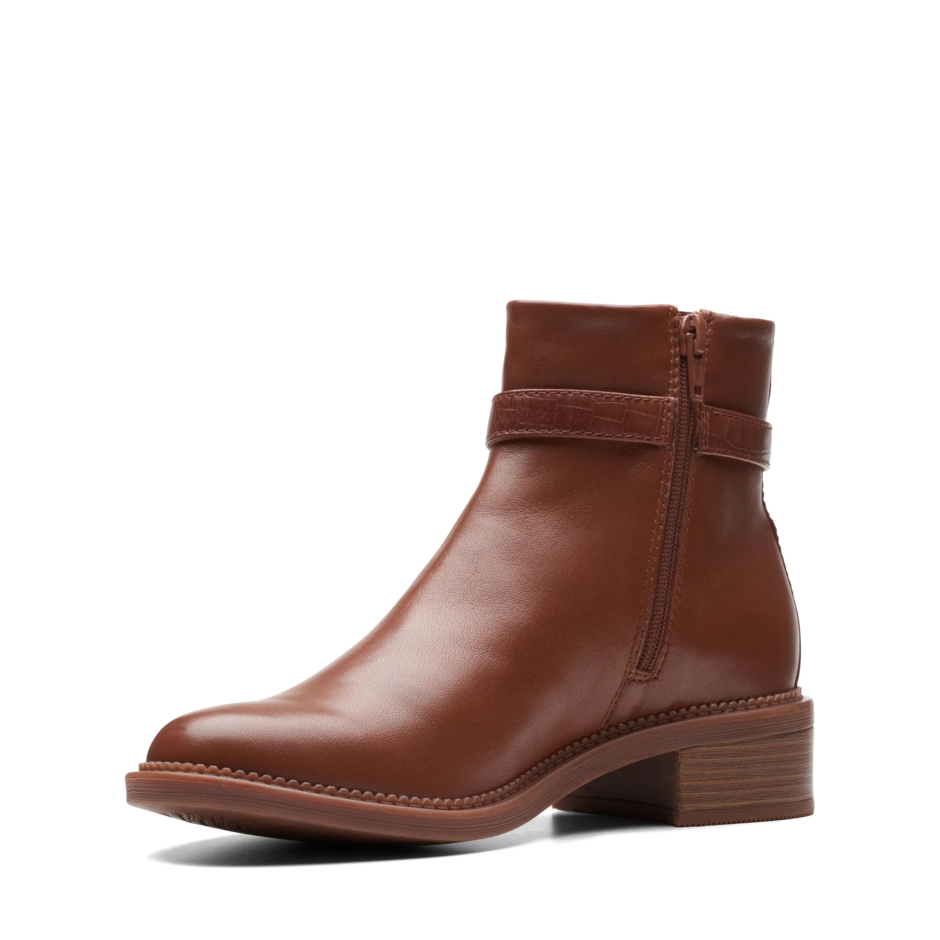 CLARKS | BOTINES MUJER | MAYE GRACE TAN LEATHER | MARRÓN