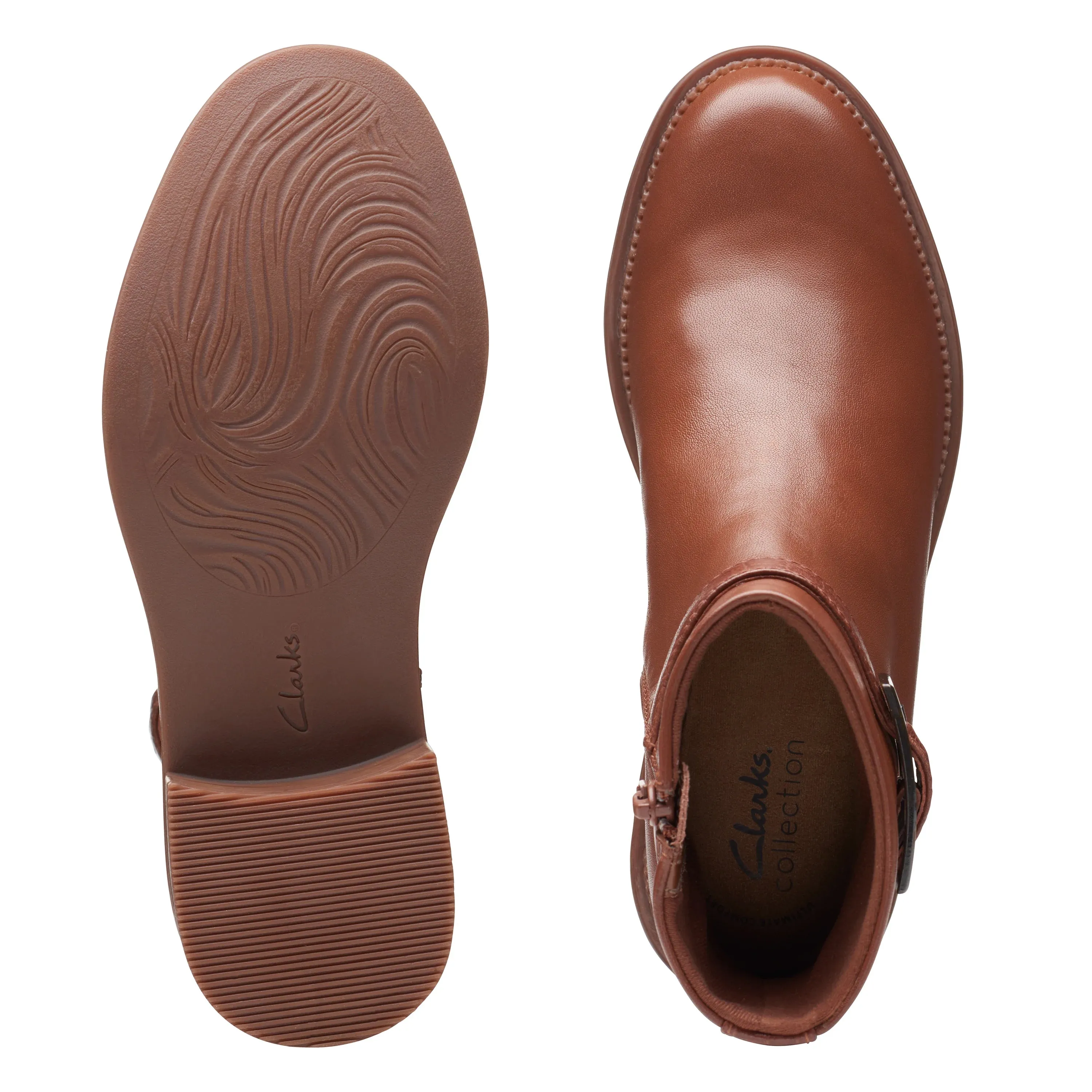 CLARKS | BOTINES MUJER | MAYE GRACE TAN LEATHER | MARRÓN