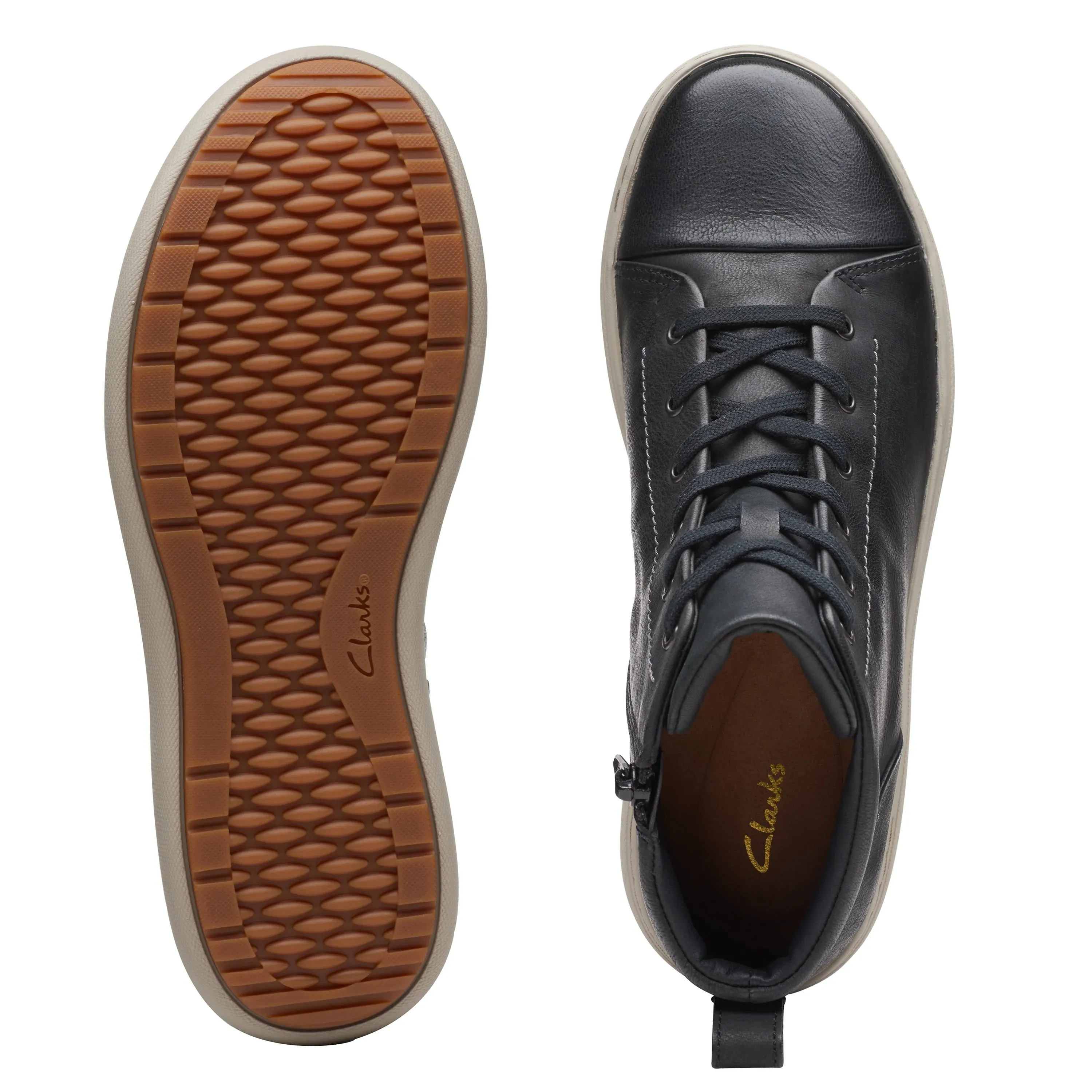 CLARKS | BOTINES MUJER | NALLE VINE BLACK LEATHER | NEGRO