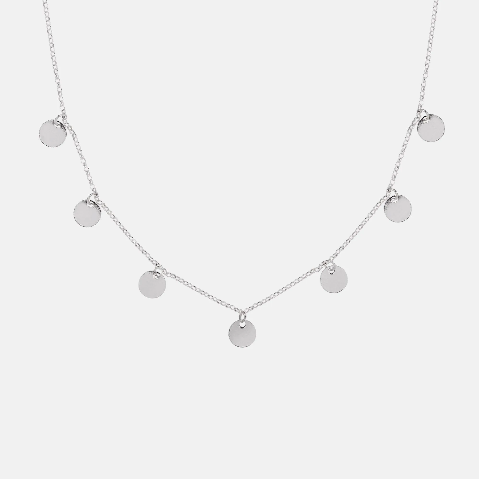 Colar Mini Moons Prata