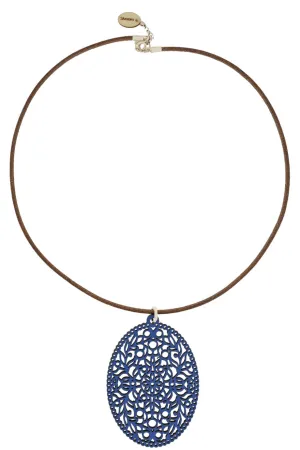 COLGANTE Blue Wooden Pendant