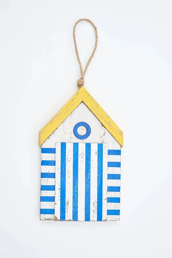 Colgante caseta de playa en madera
