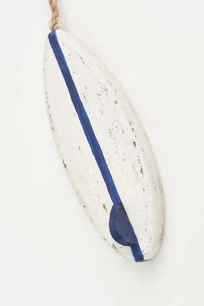Colgante de madera tabla de surf