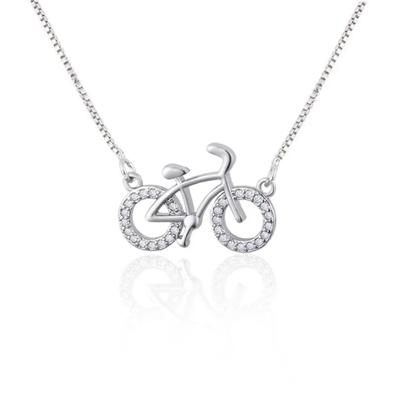 Collana con bicicletta