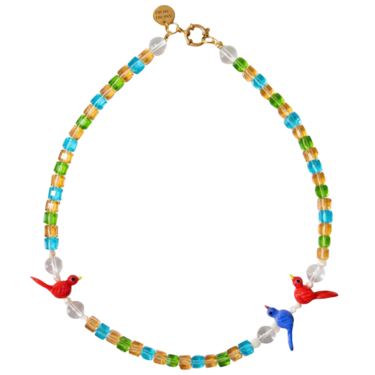 Collar Pjaros Cristal