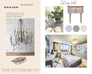Country Inspired Bedroom Look - Mood Board