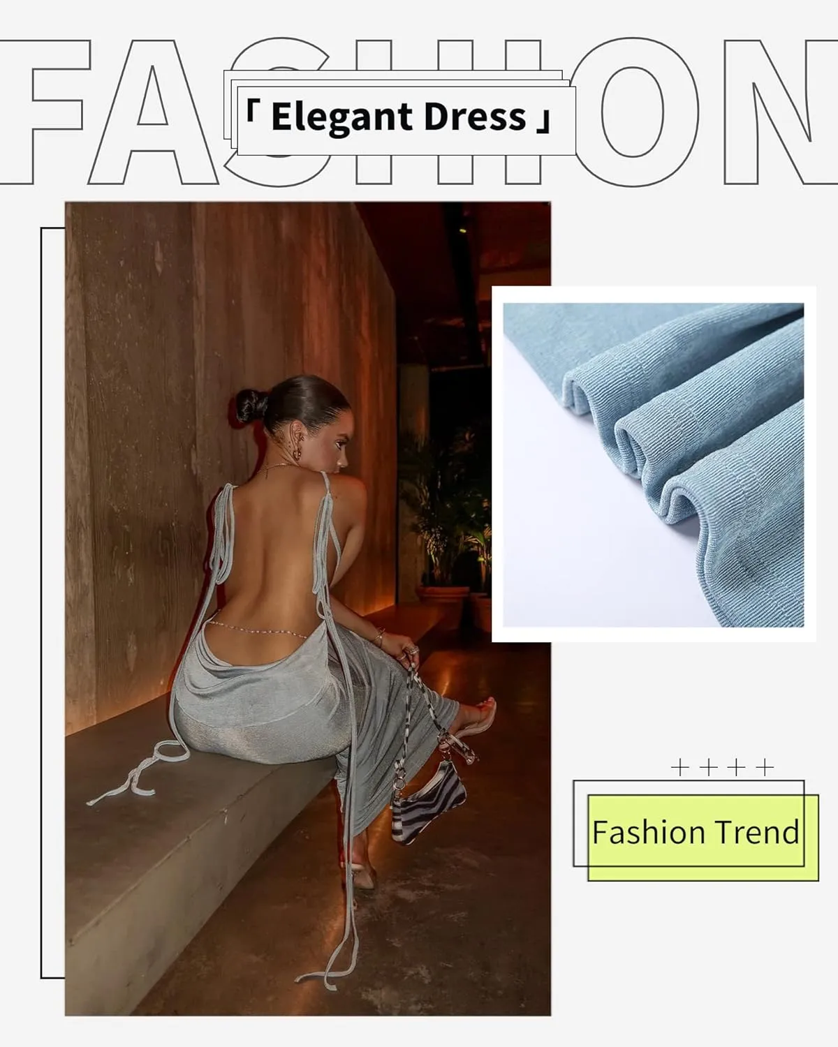 Doweha Women Backless Cowl Neck Cocktail Going Out Dress Halter Slip Long Semi Formal Party 2025 Spring Summer Maxi Dress