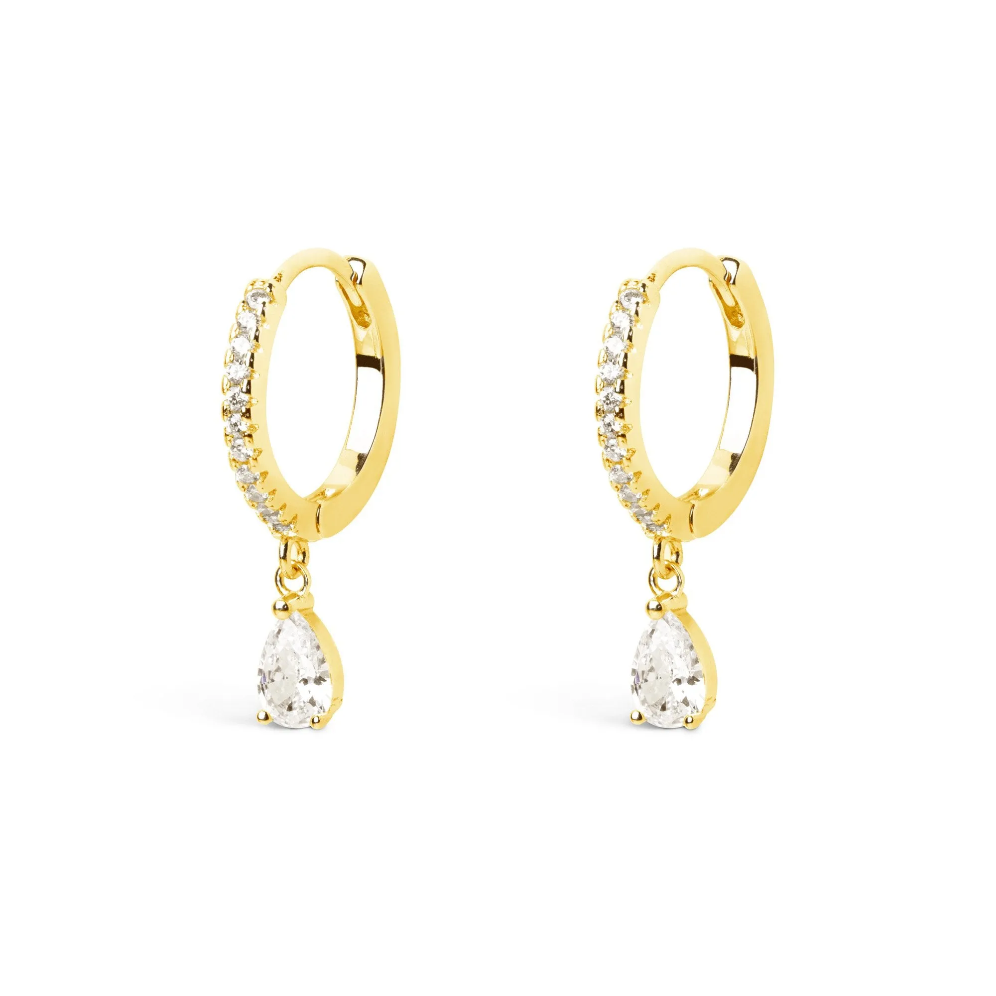 Fara Spark Gold Earrings