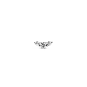 Freesia Spark Silver Single Earring