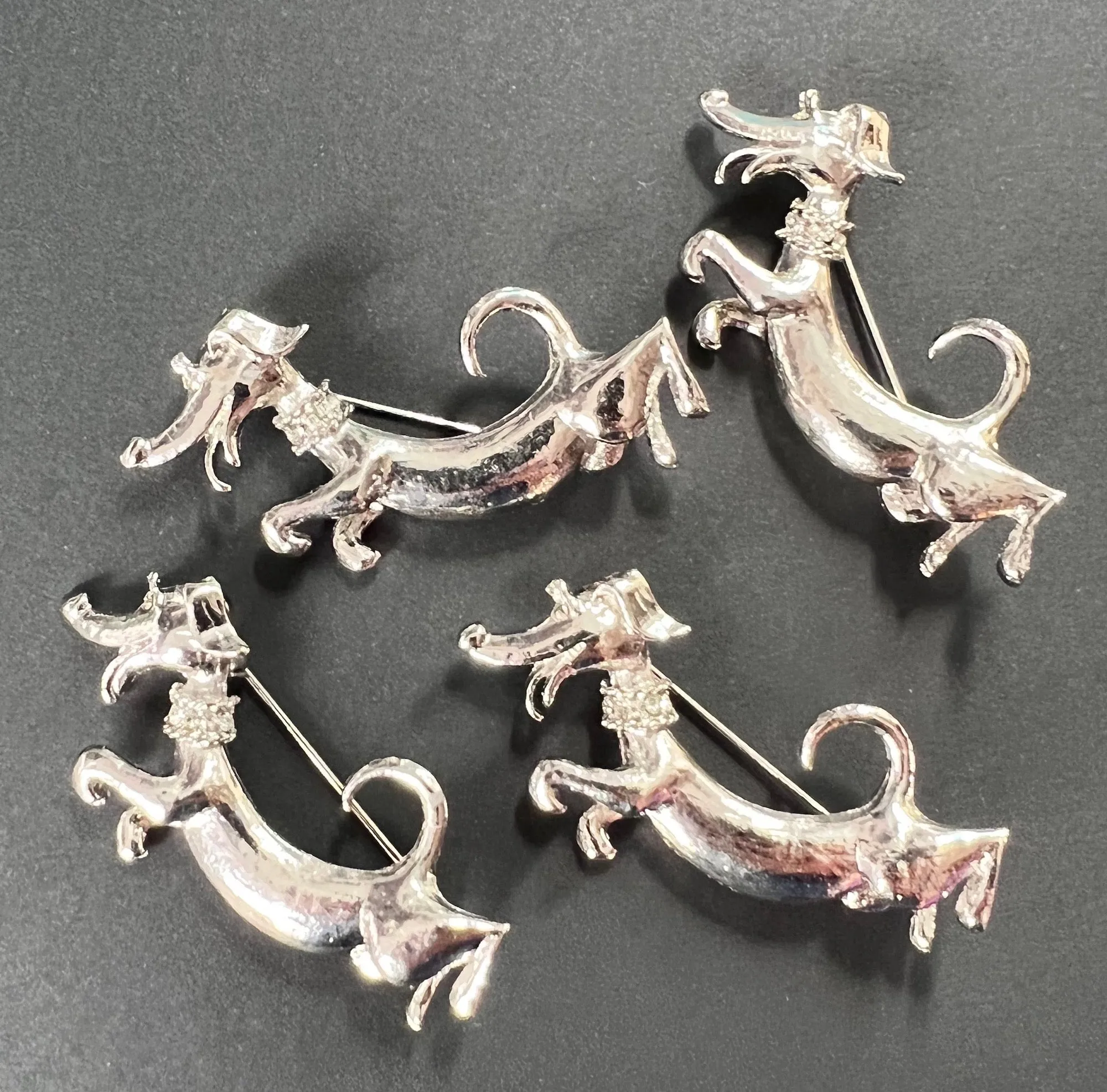 Full of the Excitement of Existence... Vintage Dachshund Brooch