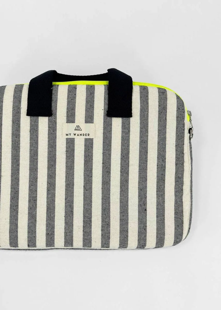 Funda de portátil Grey Stripes