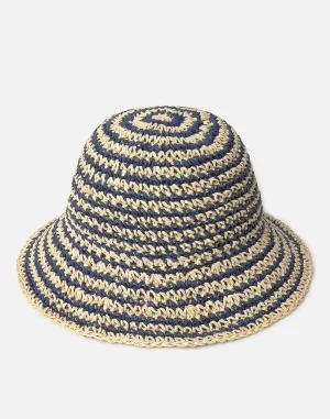 Gorro papel círculos azules