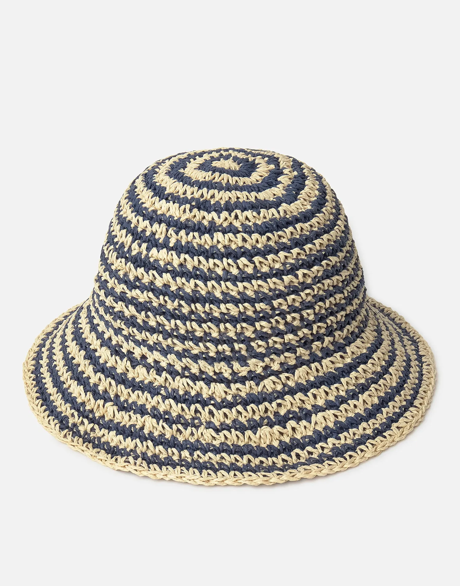 Gorro papel círculos azules