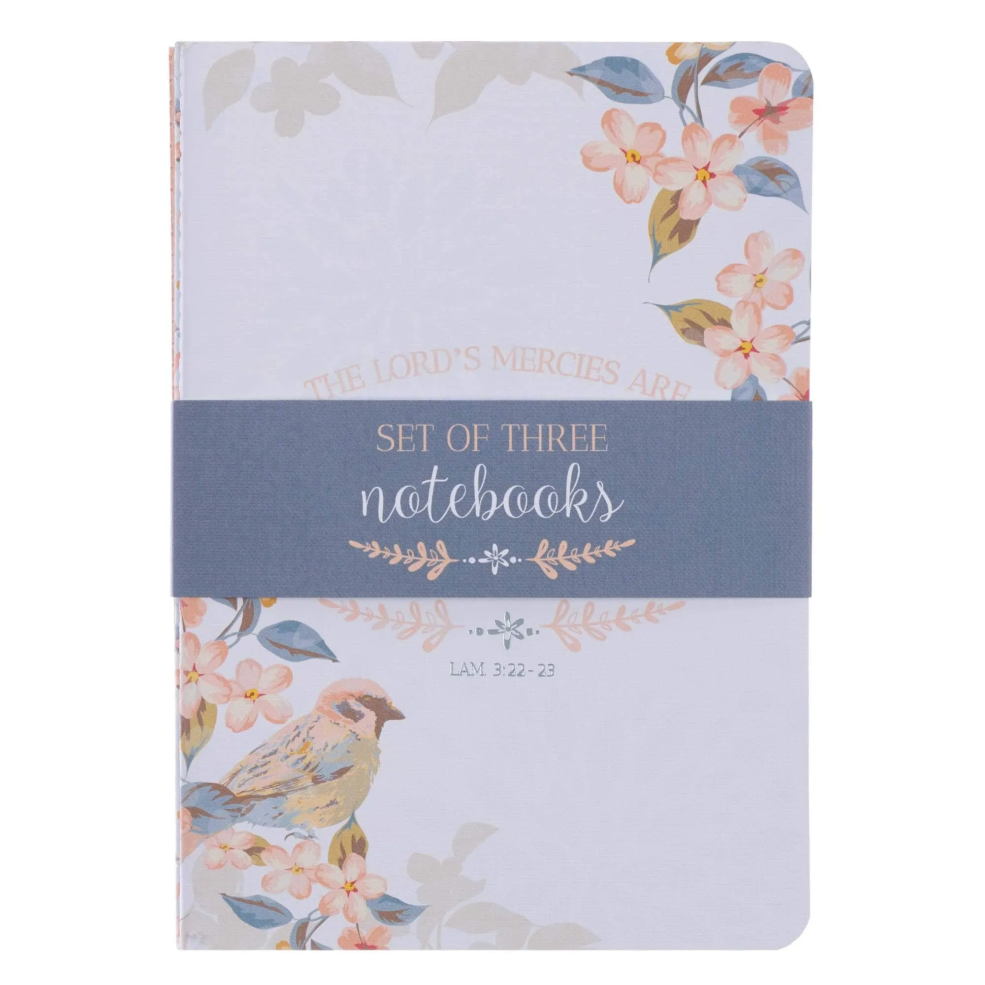 HIS MERCIES ARE NEW EVERY MORNING MEDIUM NOTEBOOK SET- LAMENTATIONS 3:22-23