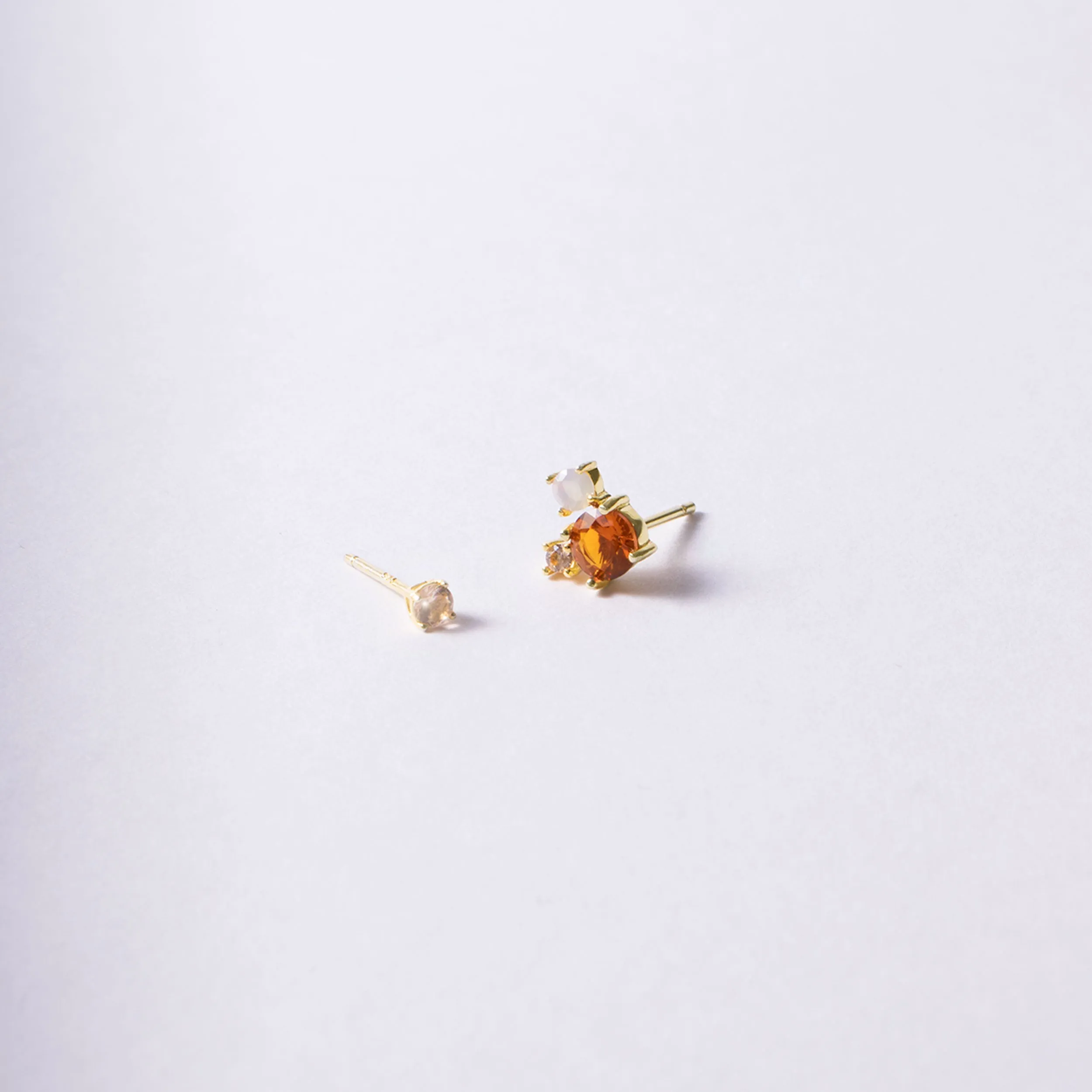 Hope & Spark Peach Gold Earrings