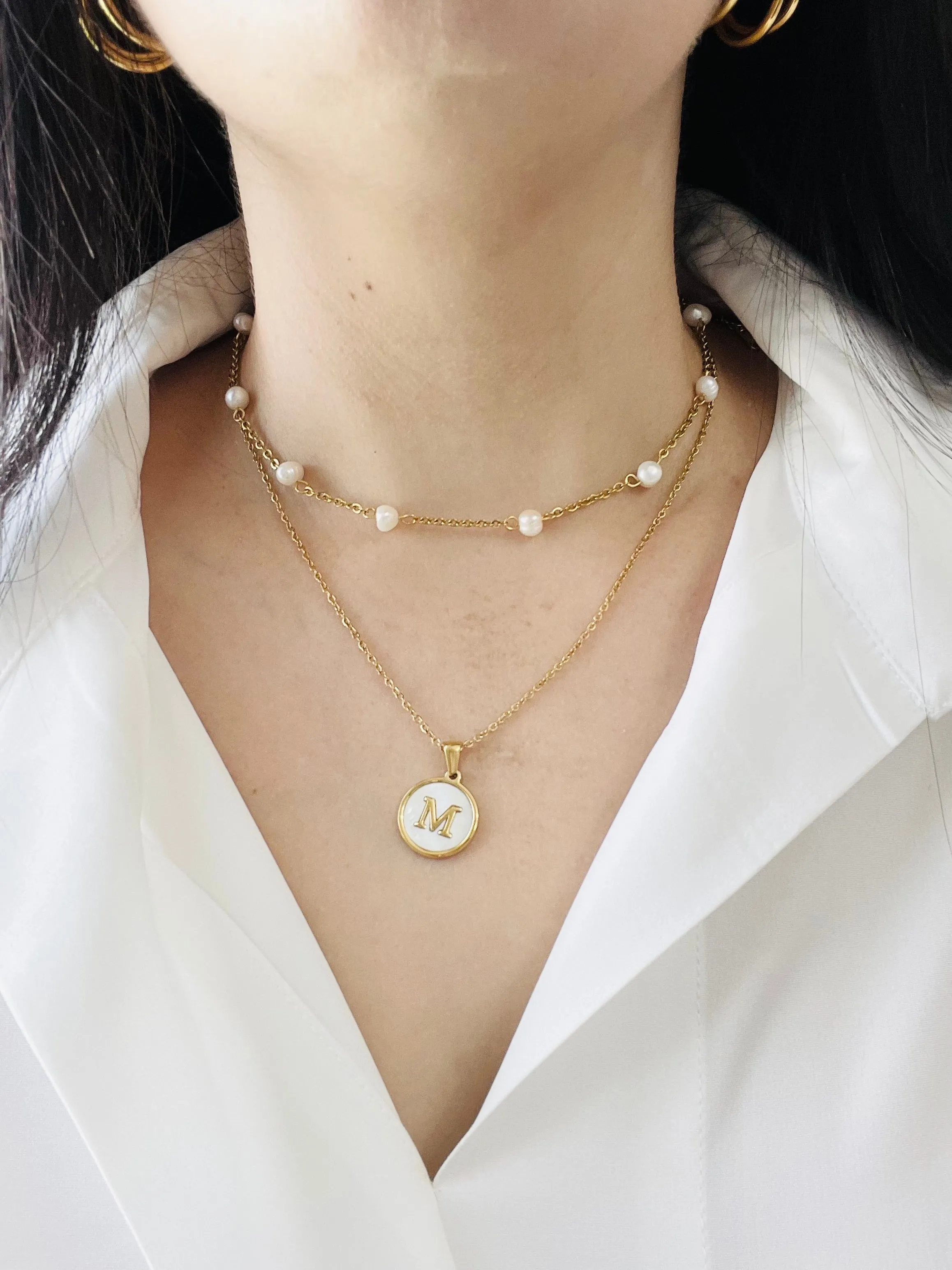 INITIAL LETTER NECKLACE