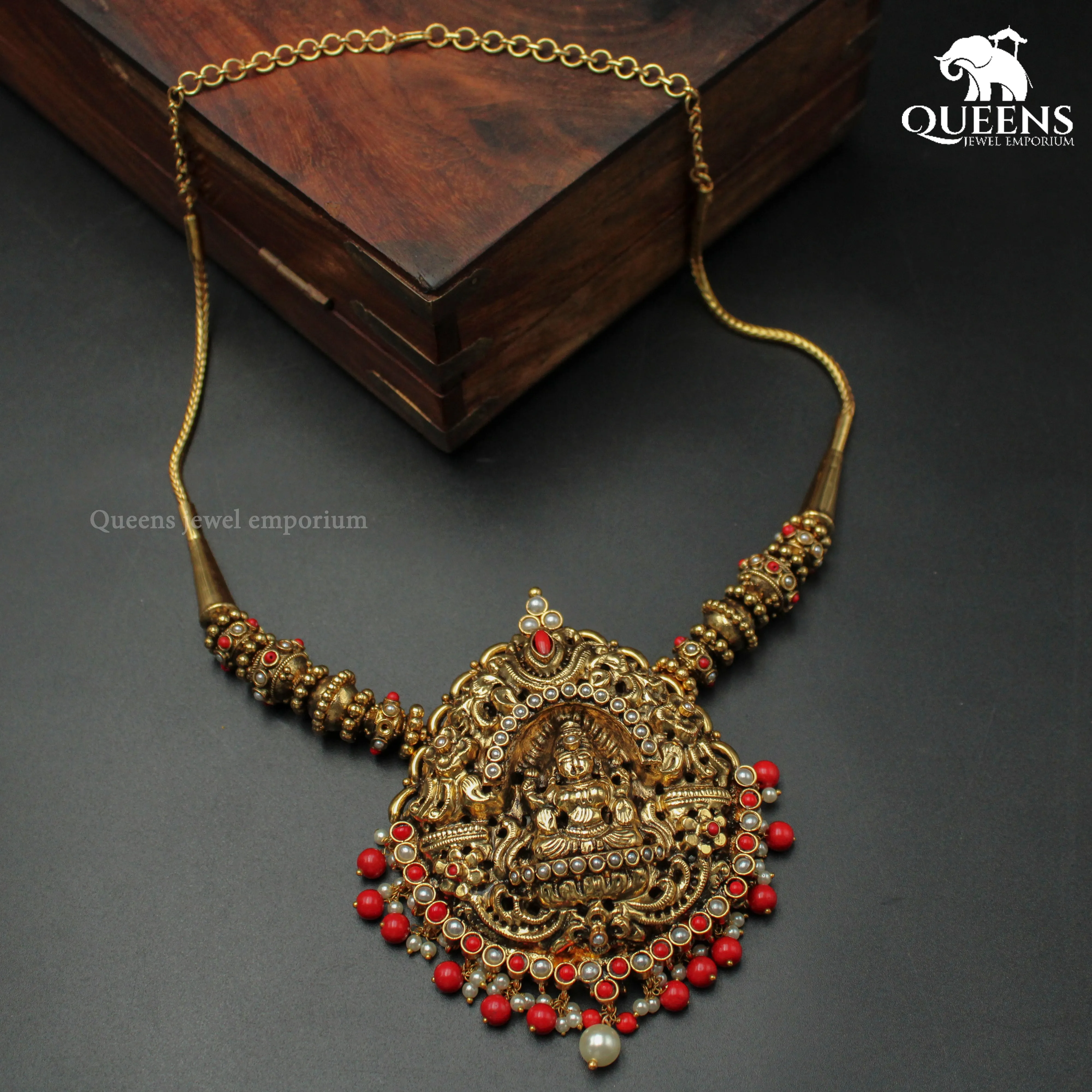 LAKSHMI CORAL NAGAS NECKLACE
