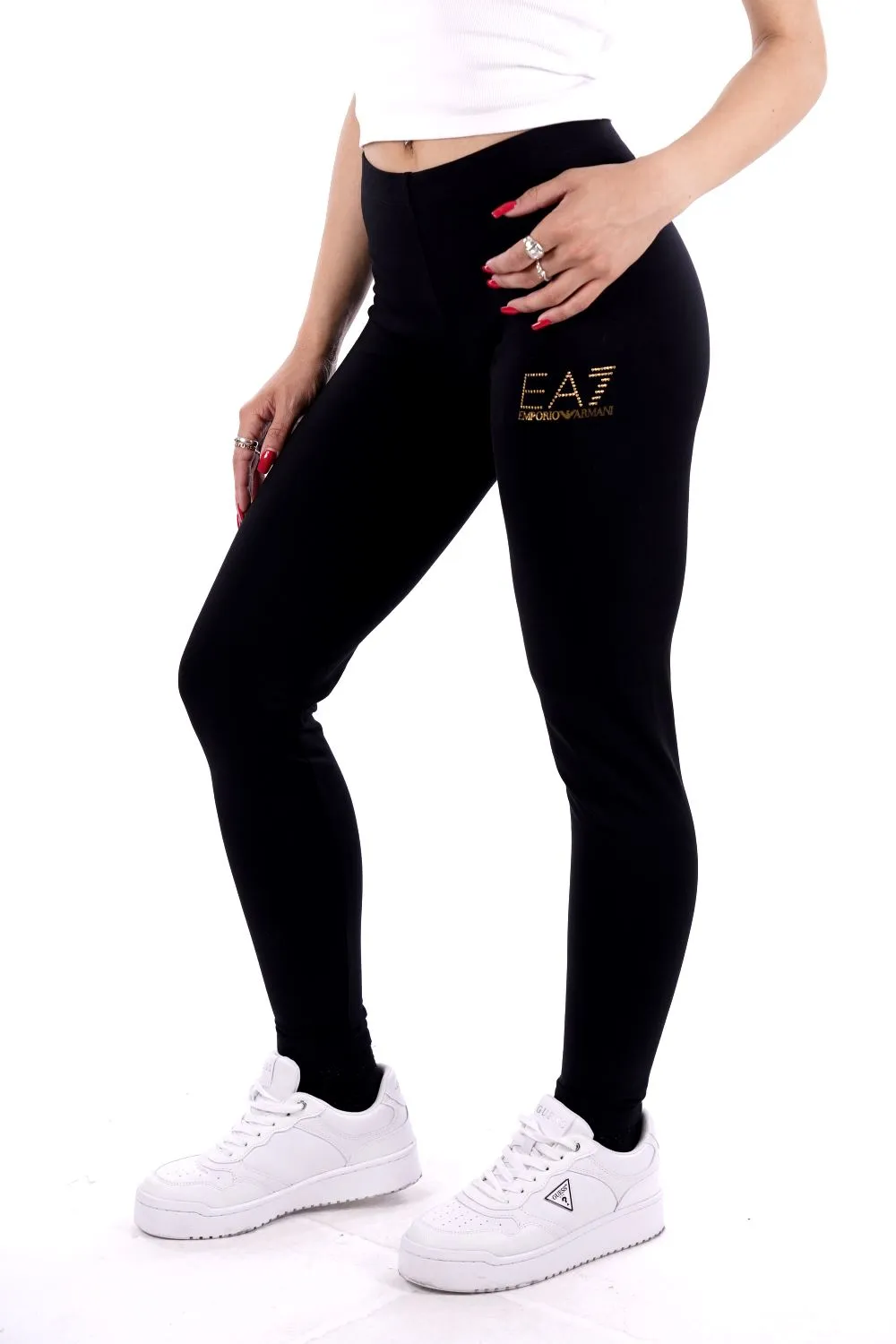 Leggins EA7 da Donna - nero 8NTP82TJ01Z1200 NERO