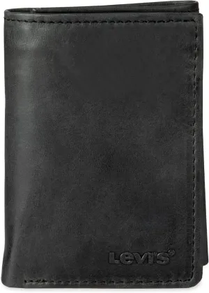 Levi's Men's Trifold Wallet-Sleek and Slim Includes Id Window and Credit Card Holder