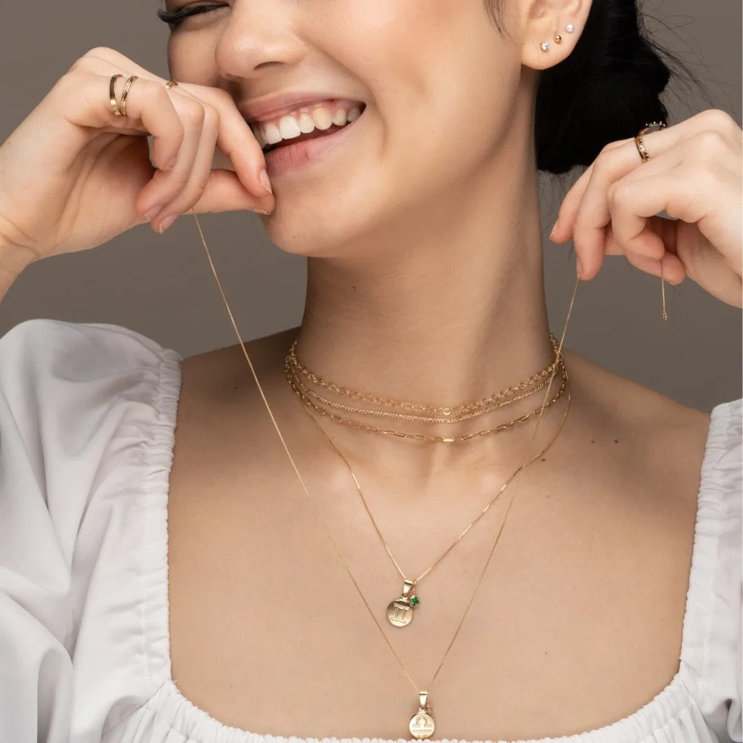 Libra Zodiac Necklace