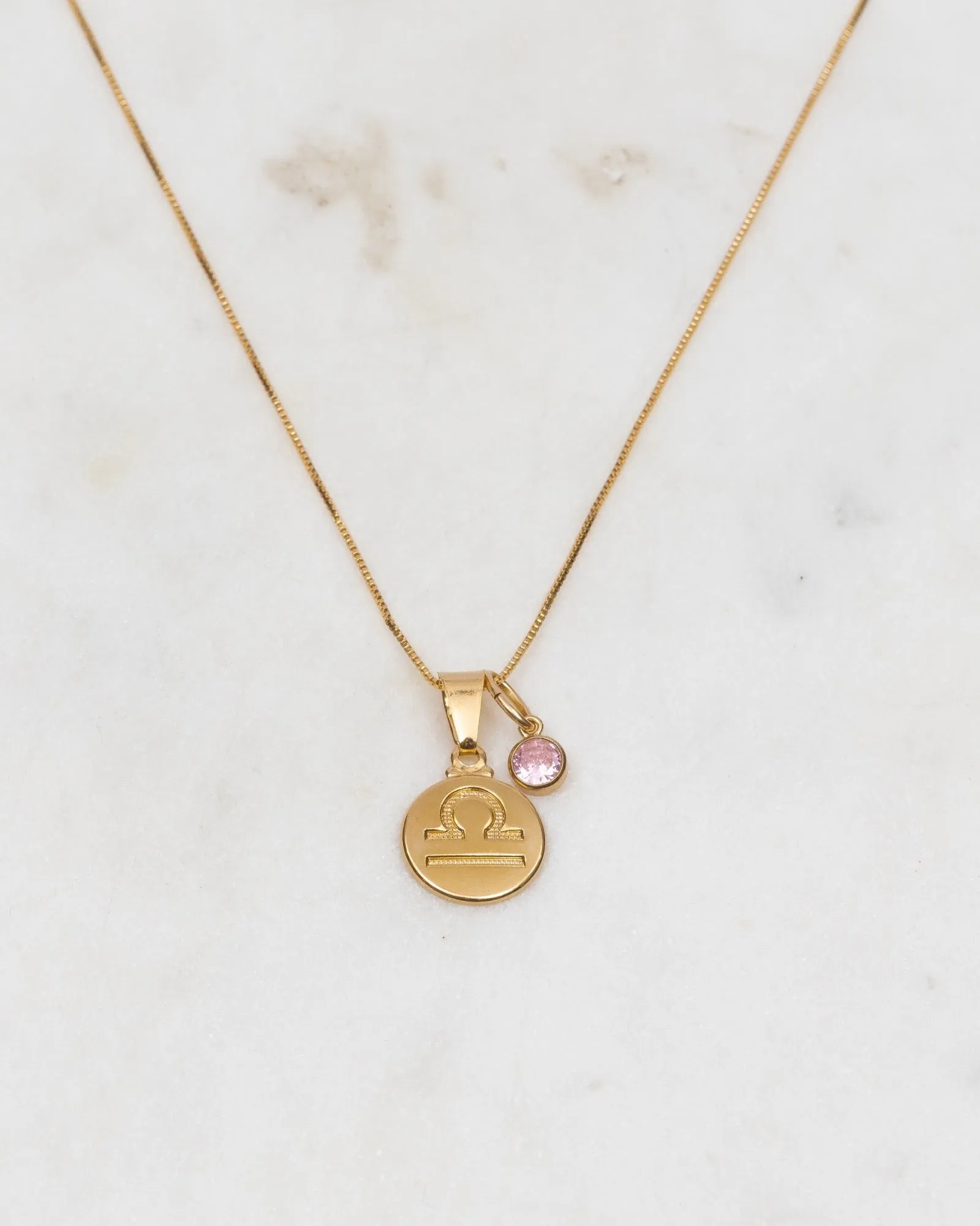 Libra Zodiac Necklace