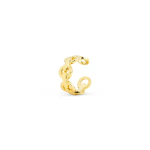 Link Gold Ear Cuff