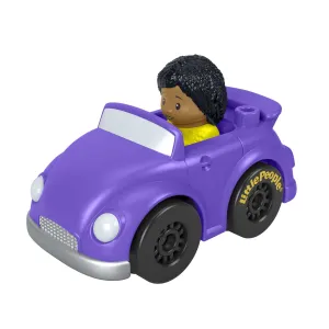 Little People Hot Wheels Juguete para Bebés Vehículo Wheelies Morado