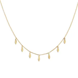Mini Leaves Gold Necklace