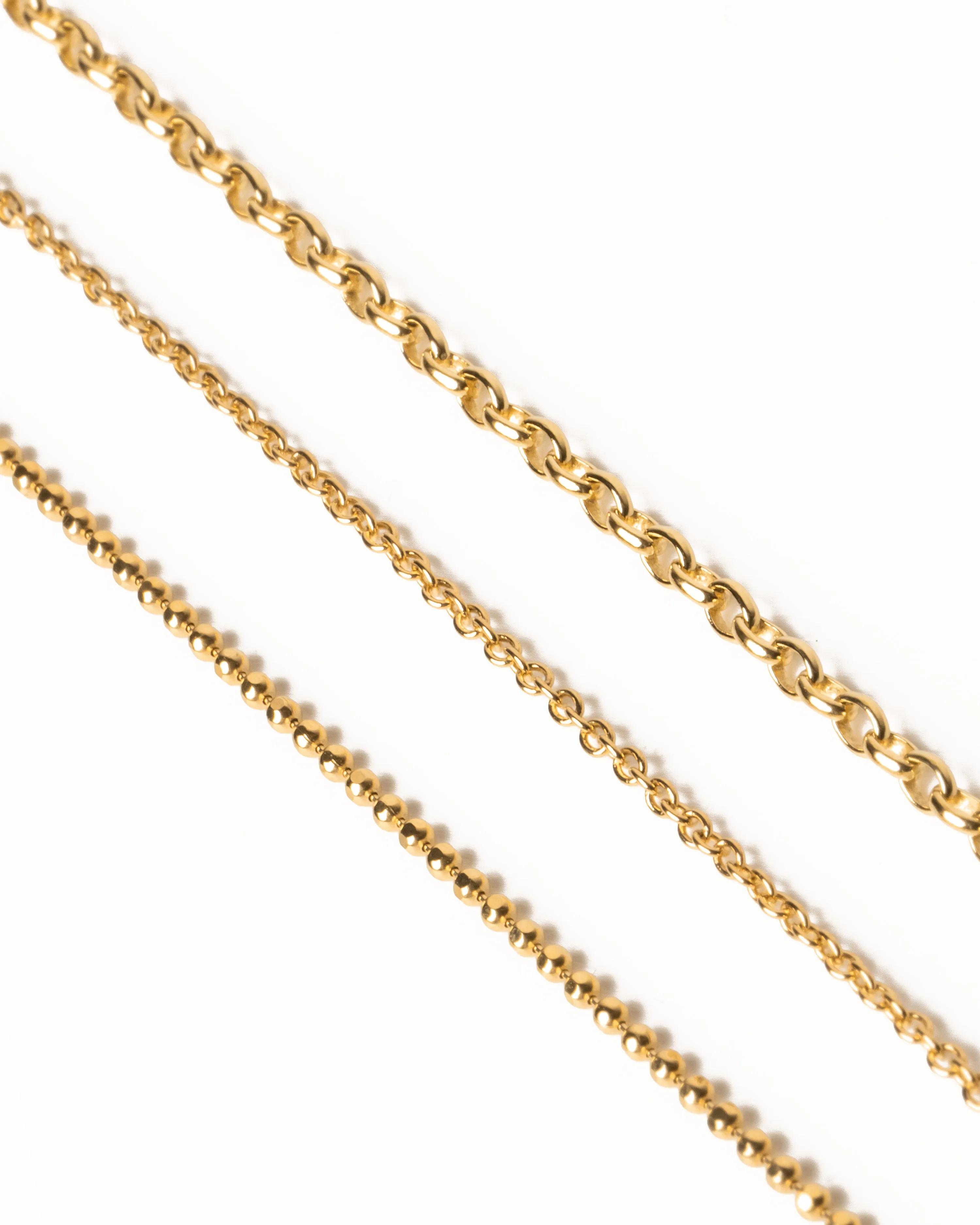 Mini Pebbles Gold Necklace