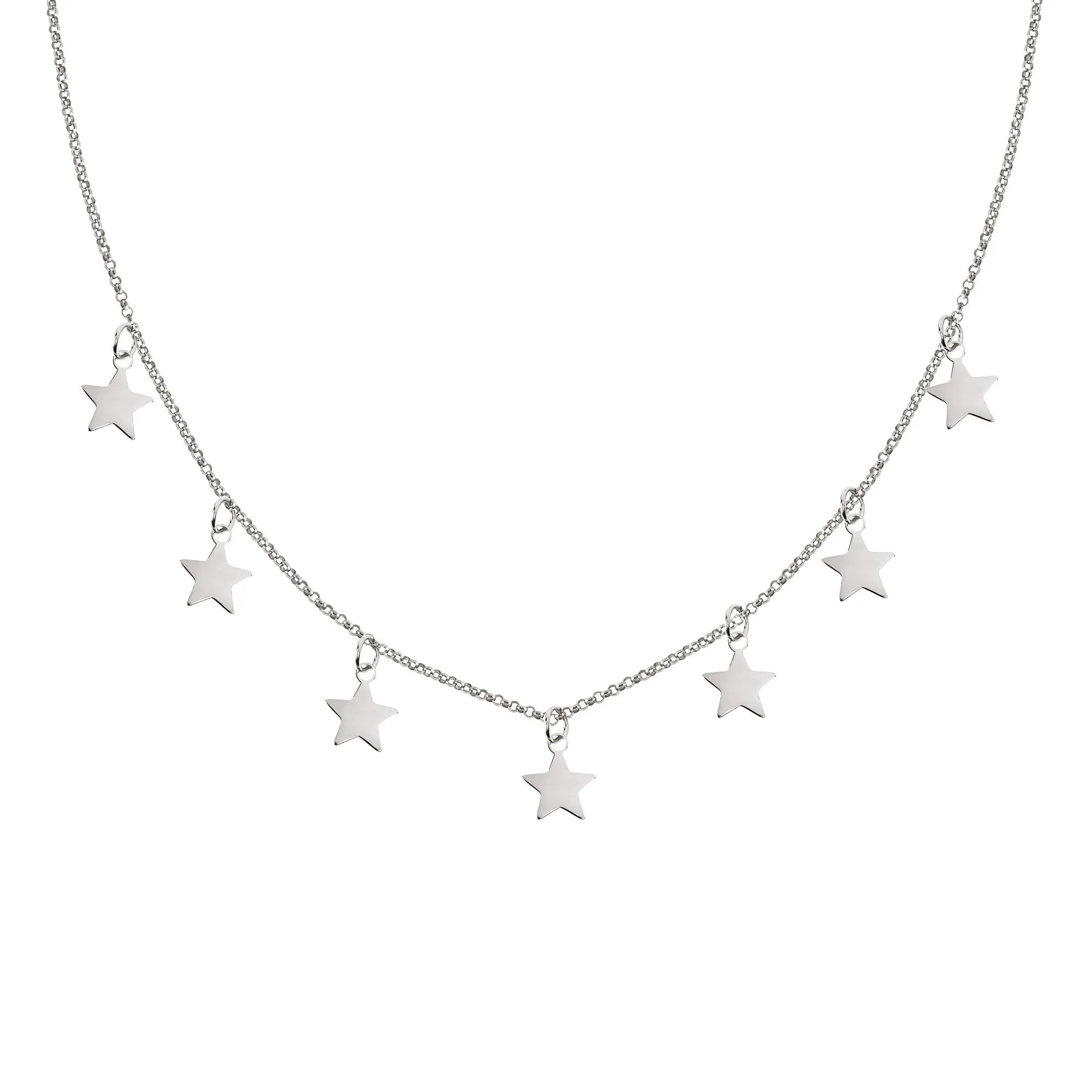 Mini Stars Silver Necklace