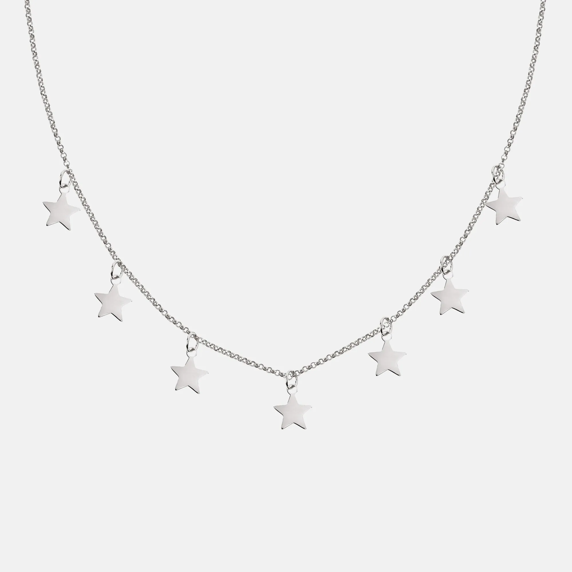 Mini Stars Silver Necklace