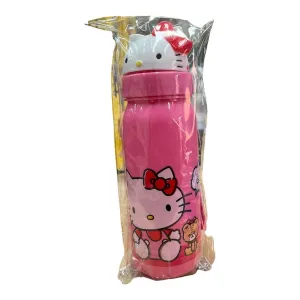 New Arrival Siglo 21 Vaso Rosa Con Tapón Cabeza Hello Kitty