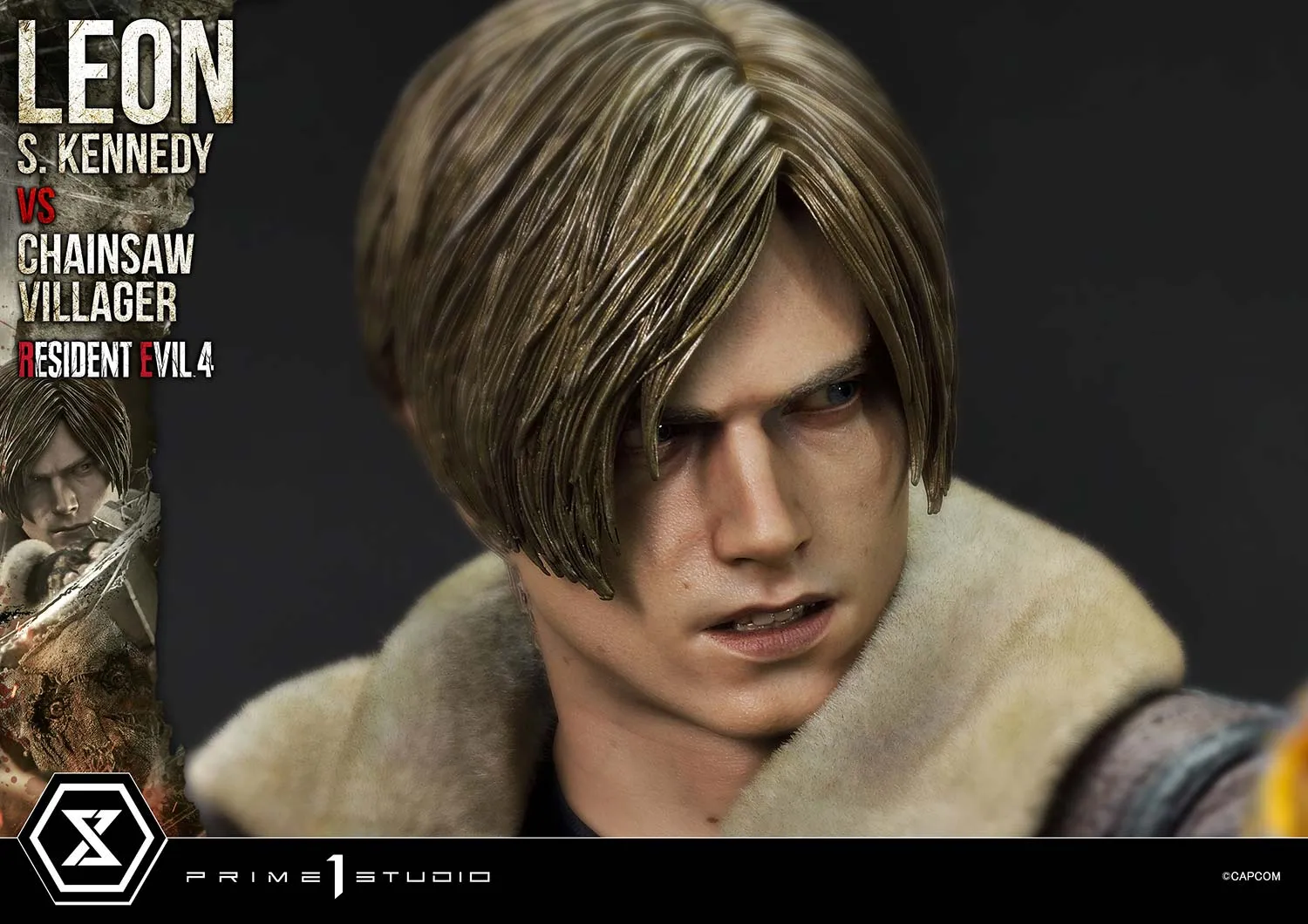 Prime 1 Studios Ultimate Premium Masterline: Resident Evil 4 - Leon S Kennedy Versus Chainsaw Villager Escala 1/4