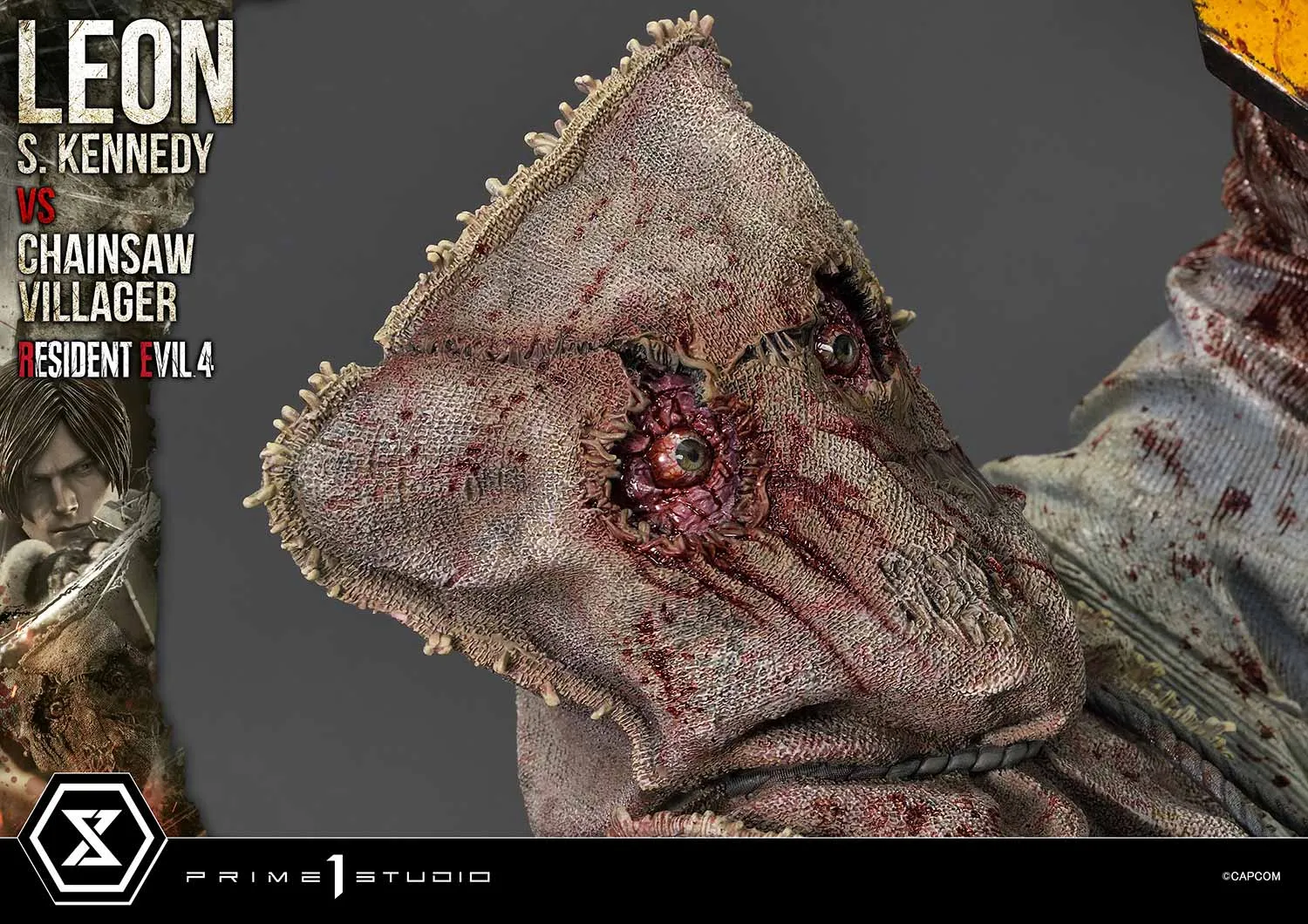 Prime 1 Studios Ultimate Premium Masterline: Resident Evil 4 - Leon S Kennedy Versus Chainsaw Villager Escala 1/4
