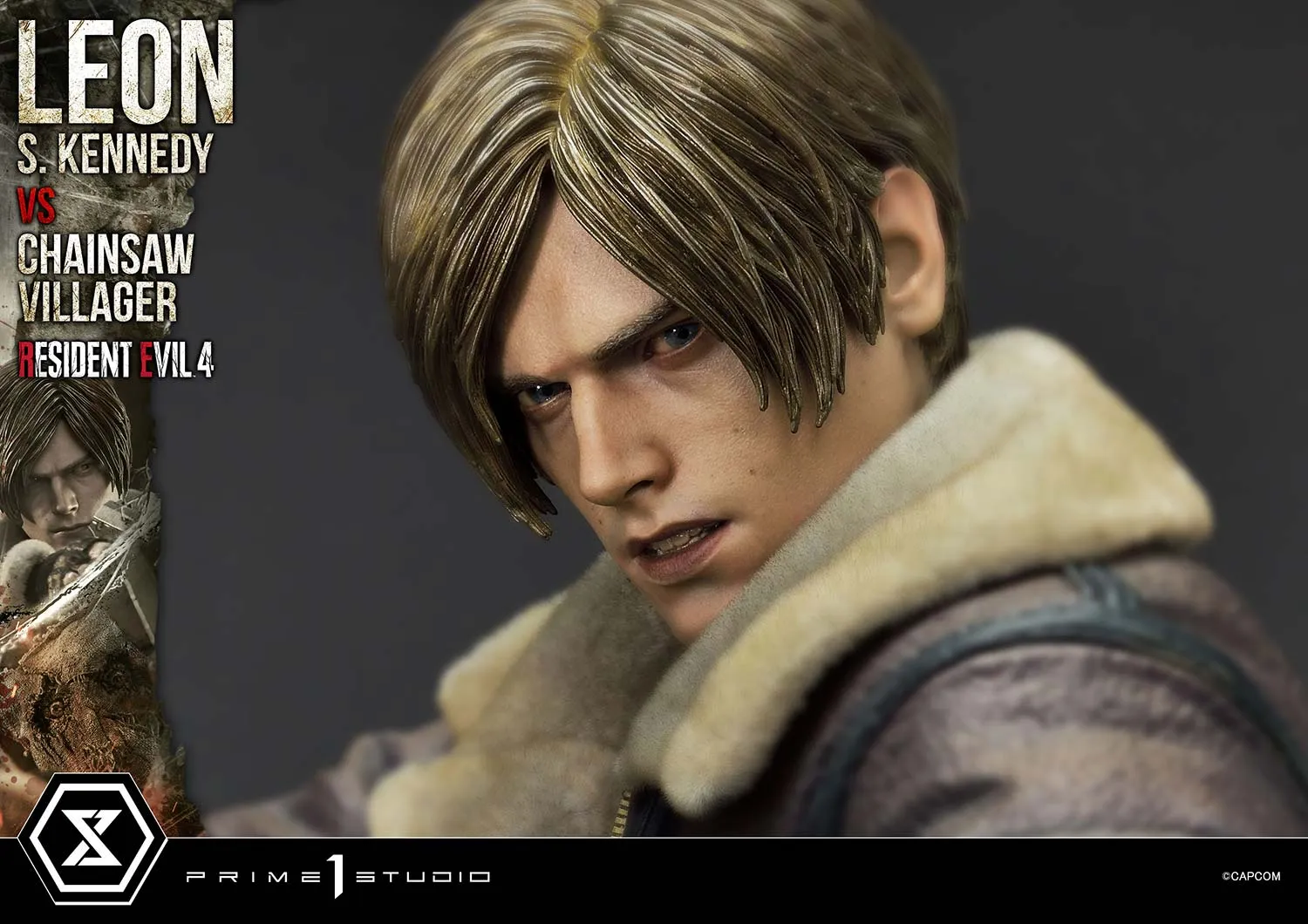 Prime 1 Studios Ultimate Premium Masterline: Resident Evil 4 - Leon S Kennedy Versus Chainsaw Villager Escala 1/4