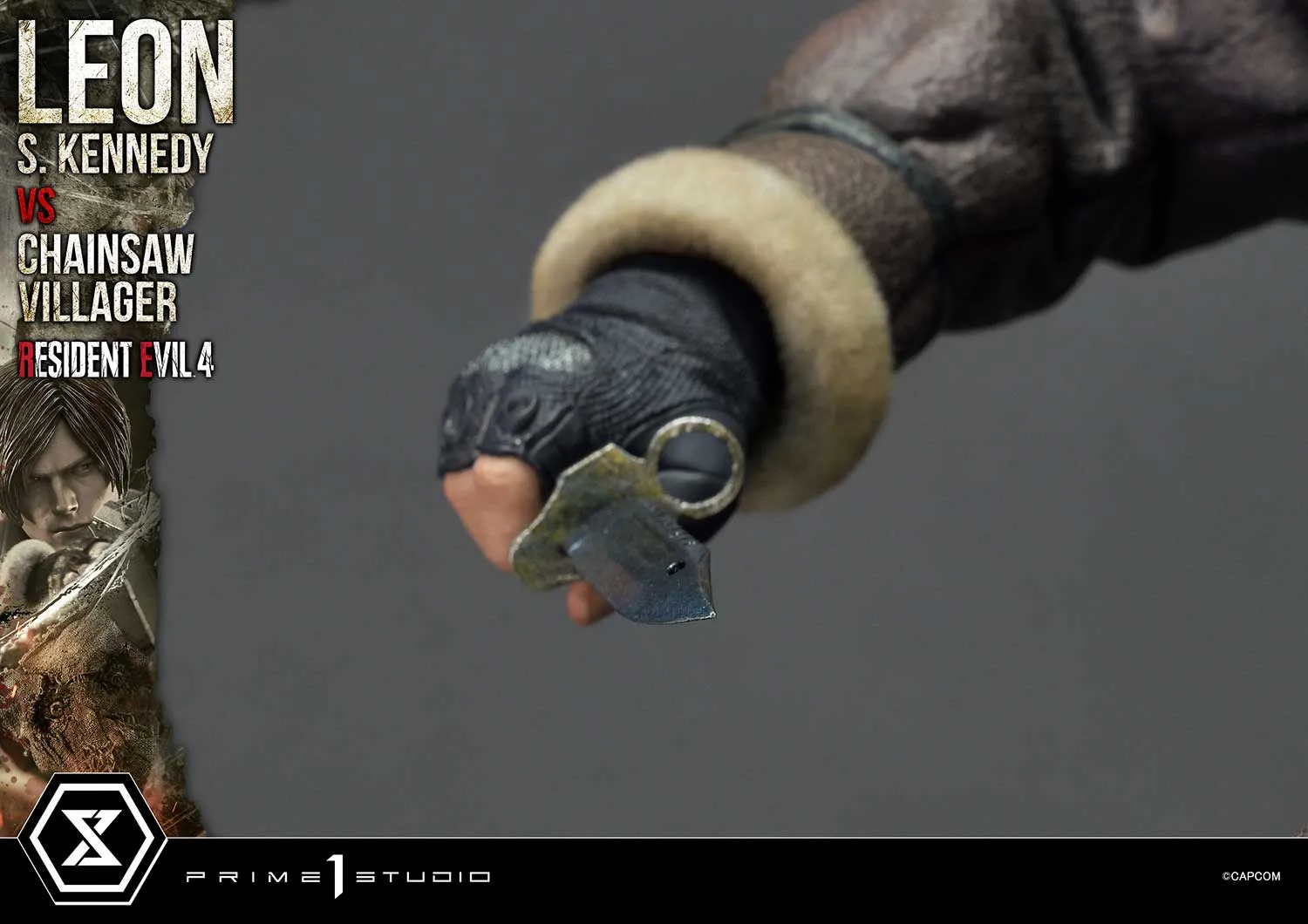 Prime 1 Studios Ultimate Premium Masterline: Resident Evil 4 - Leon S Kennedy Versus Chainsaw Villager Escala 1/4