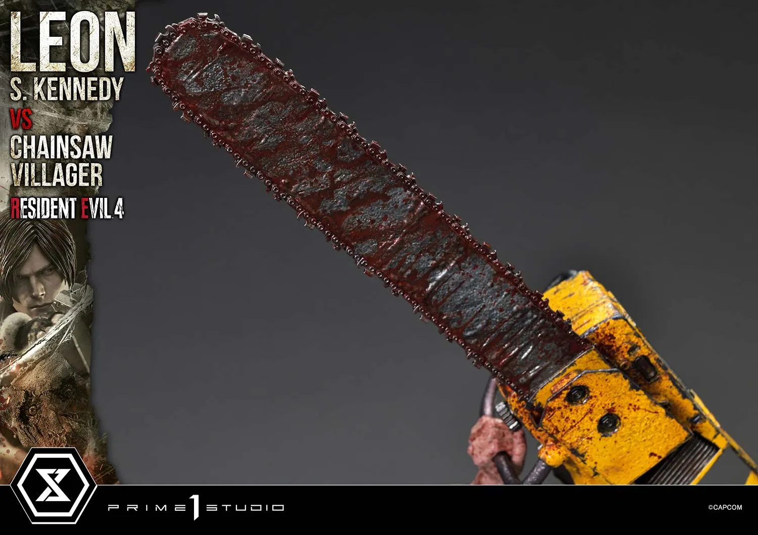 Prime 1 Studios Ultimate Premium Masterline: Resident Evil 4 - Leon S Kennedy Versus Chainsaw Villager Escala 1/4