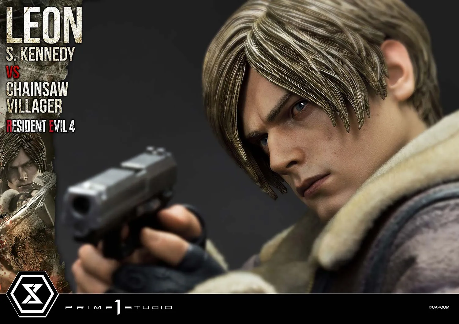 Prime 1 Studios Ultimate Premium Masterline: Resident Evil 4 - Leon S Kennedy Versus Chainsaw Villager Escala 1/4