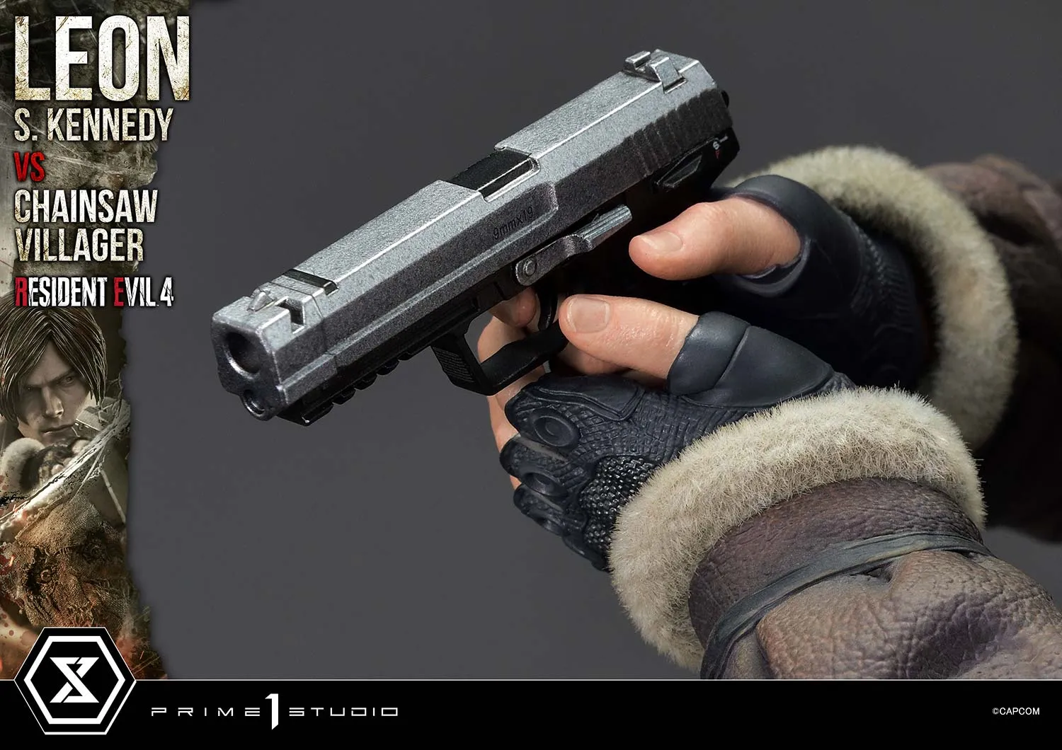 Prime 1 Studios Ultimate Premium Masterline: Resident Evil 4 - Leon S Kennedy Versus Chainsaw Villager Escala 1/4