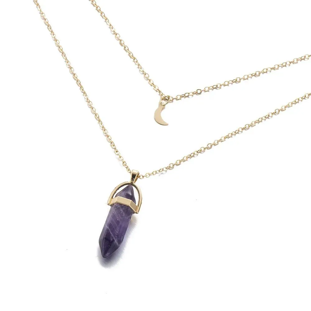 Quartz Moon Choker Necklace Collection