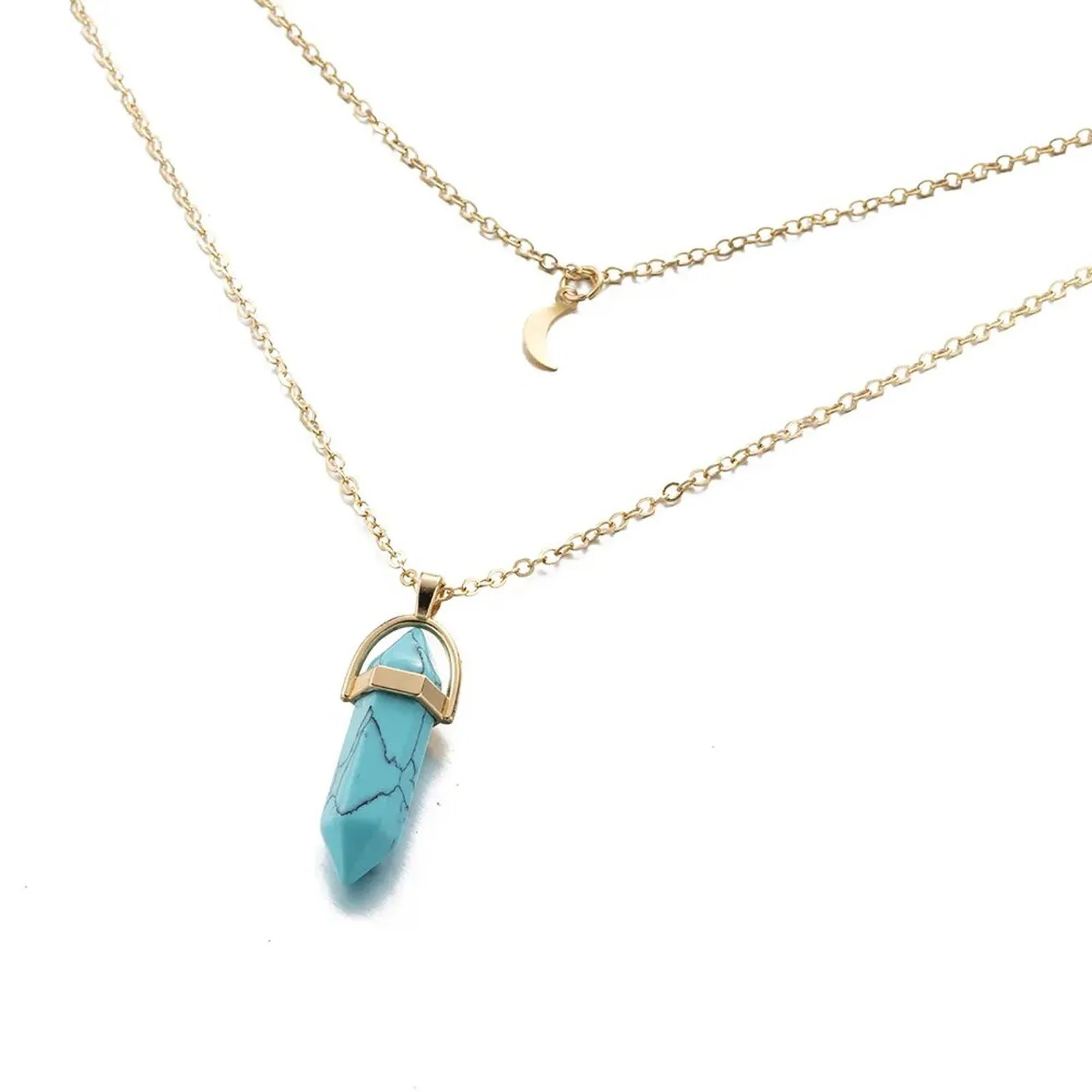 Quartz Moon Choker Necklace Collection