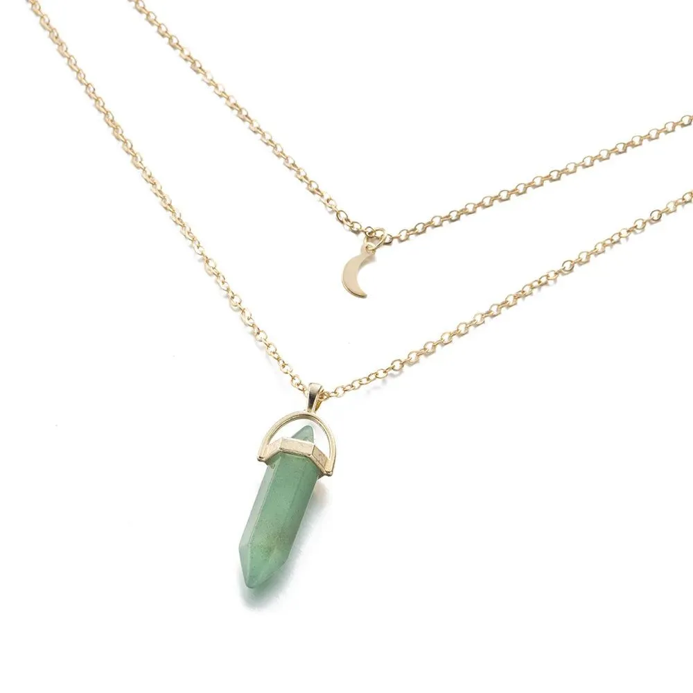 Quartz Moon Choker Necklace Collection