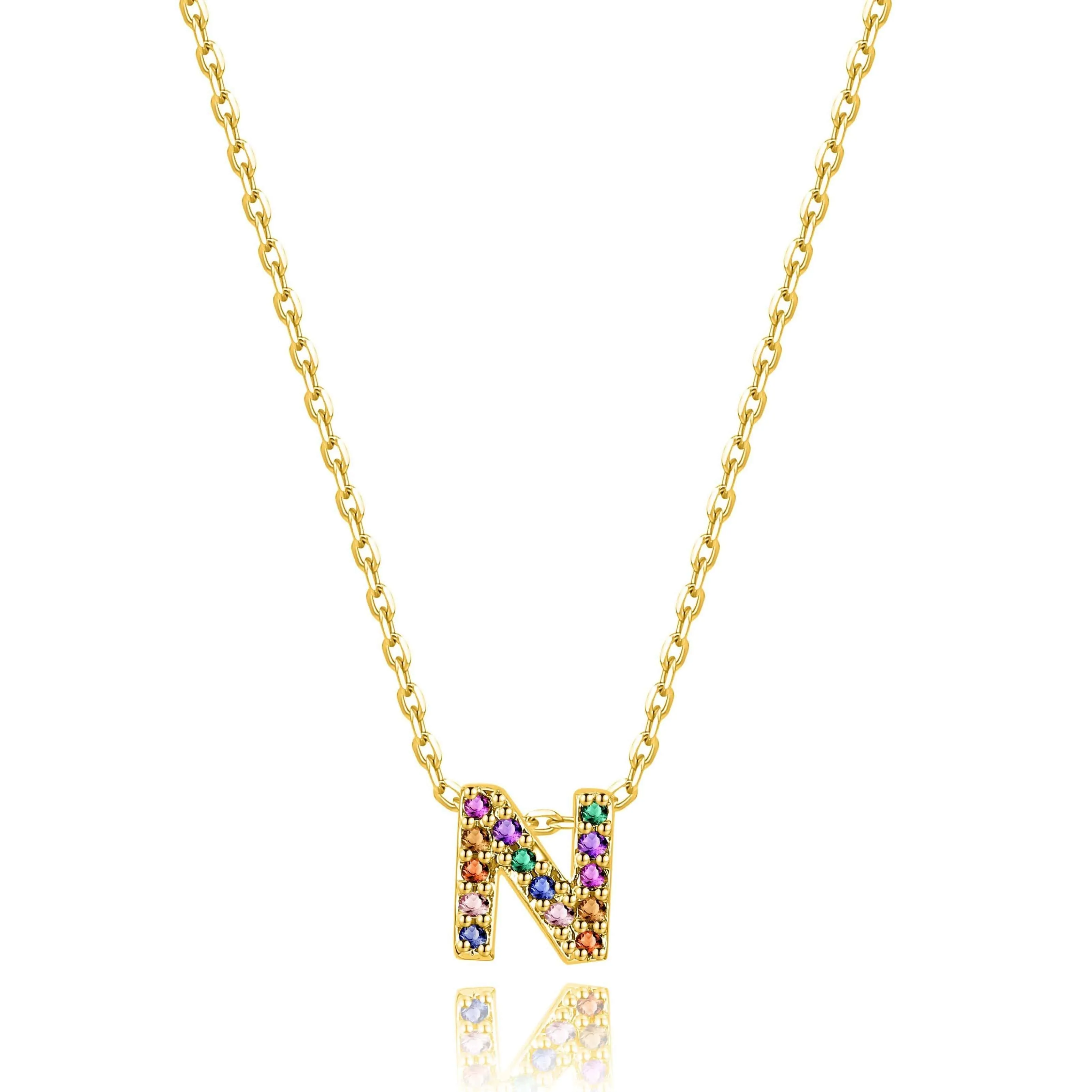 "Shinny Initial" Necklace
